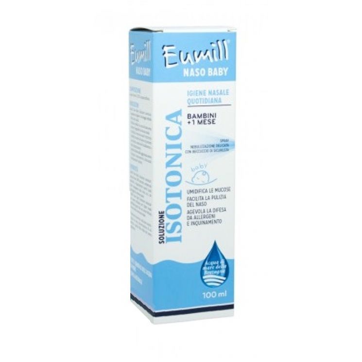  Eumill Naso Baby Spray 100ml - Soluzione Naturale per Neonati e Bambini